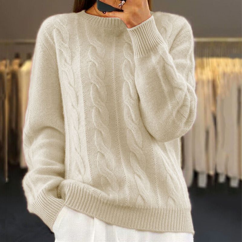 Reese | Classic Cable Sweater