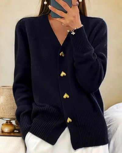 Charlene | Classic Button Cardigan
