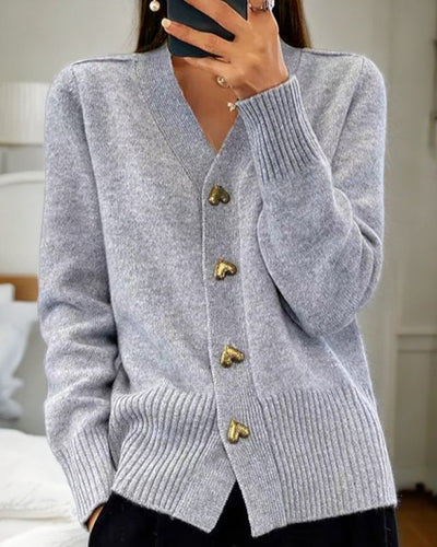 Charlene | Classic Button Cardigan