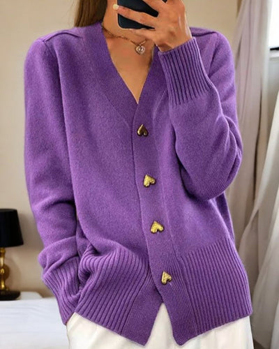Charlene | Classic Button Cardigan