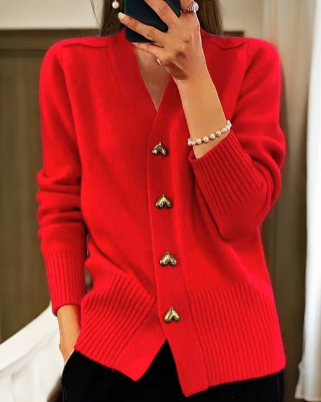 Charlene | Classic Button Cardigan