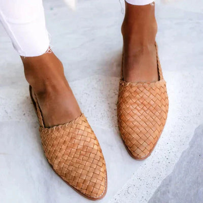 Rebecca | Woven Slip-On Flats