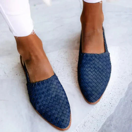 Rebecca | Woven Slip-On Flats