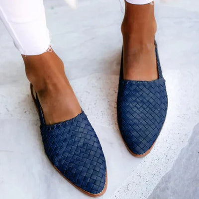 Rebecca | Woven Slip-On Flats