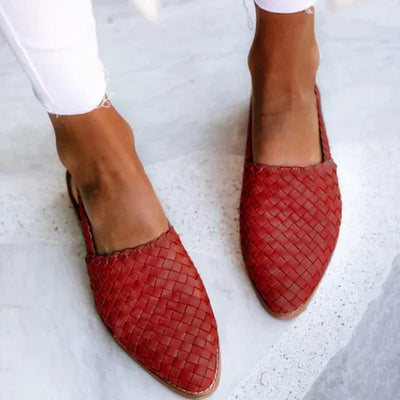 Rebecca | Woven Slip-On Flats