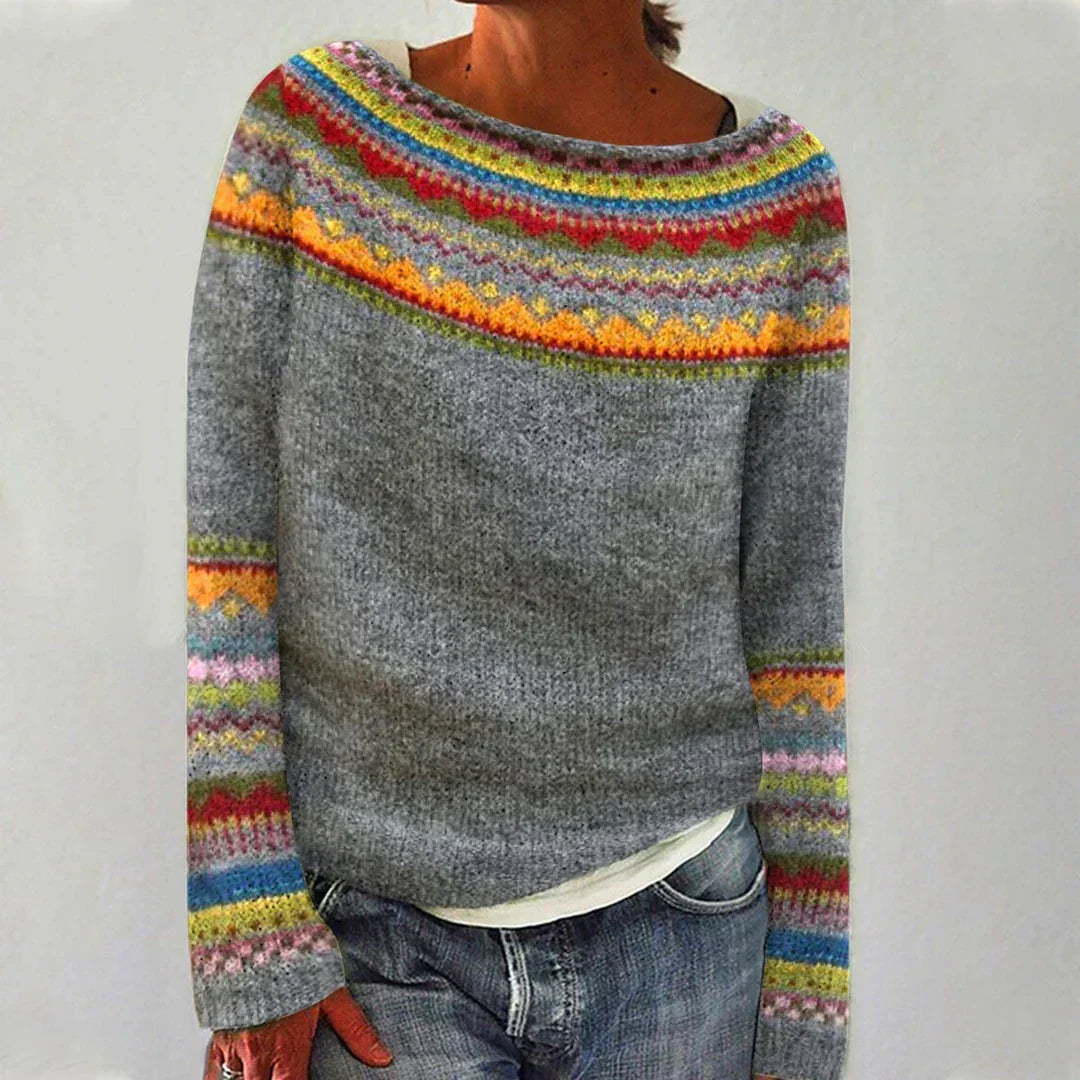 Willow | Nordic Bloom Sweater